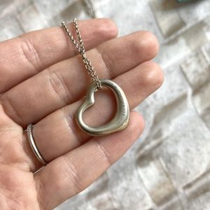 Tiffany and Co Elsa Peretti Open Heart Necklace
